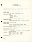 Minutes, Dignity/Tampa Bay Board of Directors' Meeting, March 12, 1987