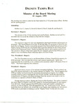 Minutes, Dignity/Tampa Bay Board of Directors' Meeting August 18, 1993 by Joanne Decaire