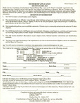 Membership Application, Dignity/Tampa Bay, 1991