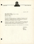 Letter, Hank S. to Reverend William Coulter, July 16, 1983