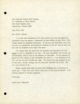 Letter, Frank Kern to Bishop Keith Symons, July 14, 1983