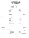 Financial Statement, Dignity/Tampa Bay, Current Operating Statement, June 1993 by Dignity/Tampa Bay