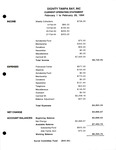 Financial Statement, Dignity/Tampa Bay, Current Operating Statement, February 1994 by Dignity/Tampa Bay