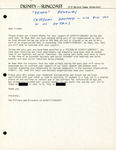 Letter, Officers and Directors of Dignity/Suncoast to Friend of Dignity/Suncoast, circa November 1979