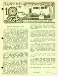 Newsletter, Dignity/Tampa Bay Chapter, September 1985