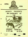 Newsletter, Dignity/Tampa Bay Chapter, April  1986