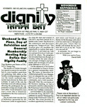 Newsletter, Dignity/Tampa Bay Chapter, Volume 18, No. 2, November 1992