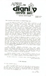 Newsletter, Dignity/Tampa Bay Chapter, Volume 18, No. 7, April 1993 by Joseph E. Knab