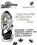 Newsletter, Dignity/Tampa Bay, Reflections, Volume 1, No. 1, September 1993 by Karen Estes