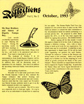 Newsletter, Dignity/Tampa Bay, Reflections, Volume 1, No. 2, October 1993