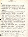 Letter, Deenie to Chapter Leaders, September 17, 1979