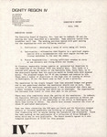 Report, Dignity Region IV, Director’s Report – Executive Issues, July 1981