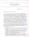 Letter, Brian R. McNaught to Brothers and Sisters in Dignity, November 16, 1981 by Brian R. McNaught