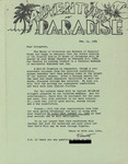 Correspondence, Dignity Region IV, Adventures in Paradise, 1981-1982