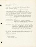 Minutes, Dignity/Tampa Bay Board of Directors' Meeting, April 24, 1984