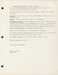 Minutes, Dignity/Tampa Bay Board of Directors' Meeting, June 3, 1984