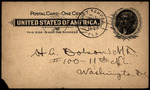 Postcard, Henry Dobson to Papa, July 3, 1898