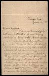 Letter, Dobson to Mamma (June 12, 1898)
