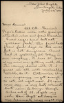 Letter, Dobson to Mamma (July 28, 1898) by Henry A. Dobson
