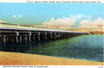 Barron Collier Bridge across Charlotte Harbor Bay, Punta Gorda, Fla.