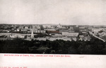 Bird's-eye view of Tampa, Florida, looking east from Tampa Bay Hotel