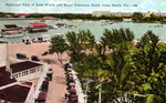 Bird's Eye View of Lake Worth and Royal Poinciana Hotel, Palm Beach, Florida by Hampton Dunn
