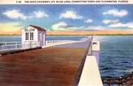 The Davis Causeway, 9 1/2 miles long, connecting Tampa and Clearwater, Florida by Hampton Dunn