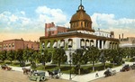 The Duval County Court House on Market Street by Hampton Dunn
