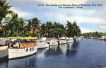 The Fishing and pleasure fleet on mysterious New River, Fort Lauderdale, Florida by Hampton Dunn