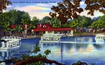 Glass bottom boats at Silver Springs, Florida by Hampton Dunn