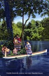 Florida Seminole Indians and their dug-out canoe by Hampton Dunn