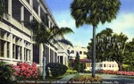 Florida sanitarium and hospital on beautiful Lake Estelle, Orlando, Florida by Hampton Dunn
