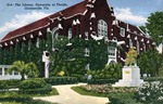 Library, University of Florida, Gainesville, Florida by Hampton Dunn