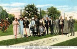 The Line-up of the first annual Holly Hill Lawn Shuffleboard Tournament at Davenport, Florida, February, 1925 by Hampton Dunn