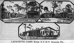 Lafayette Camp, Route U.S. 41 N. Sarasota, Florida by Hampton Dunn
