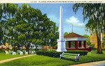 Olustee Monument and band stand in City Park, Lake City, Florida by Hampton Dunn