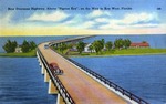 New Overseas Highway, above "Pigeon Key", on the way to Key West, Florida by Hampton Dunn