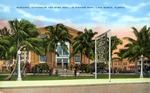 Municipal Auditorium and Band Shell in Pioneer Park, Lake Worth, Florida by Hampton Dunn