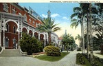 Promenade, Tampa Bay Hotel grounds, Tampa, Florida by Hampton Dunn