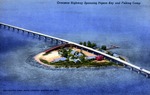 Overseas Highway spanning Pigeon Key and Fishing Camp by Hampton Dunn
