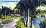 Quiet path in West Palm Beach, Florida by Hampton Dunn