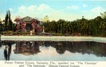 Potter Palmer estate, Sarasota, Florida, reached via "The Floridian" and "The Seminole," Illinois Central System by Hampton Dunn