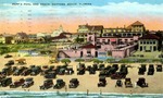 Pepp's Pool and Beach, Daytona Beach, Florida by Hampton Dunn