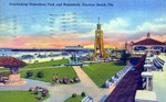 Overlooking Oceanfront Park and Boardwalk, Daytona Beach, Florida by Hampton Dunn