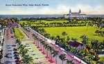 Royal Poinciana Way, Palm Beach, Florida by Hampton Dunn