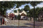 Shuffleboard courts, Mirror Lake, St. Petersburg, Florida, "The Sunshine City" by Hampton Dunn