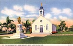 The Shrine at St. Anne Des Lacs near Lake Wales, Florida by Hampton Dunn