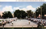Shuffleboard courts in Park, Civic Center, Lakeland, Florida by Hampton Dunn