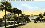 Seabreeze Boulevard and Hotel Clarendon, Seabreeze, Florida by Hampton Dunn