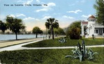 View on Lucerne Circle, Orlando, Florida by Hampton Dunn